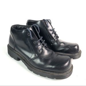 Dr. Martens Black Leather Boots (8752)